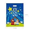 12 1/2" x 17" Bulk 50 Pc. Large Nativity Plastic Goody Bags Image 1
