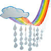 12 Ft. Rainbow Cloud Ceiling Decoration Image 1