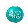 12" Let&#8217;s Party Polka Dot Hanging Paper Lanterns - 6 Pc. Image 1