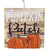 12" Pumpkin Patch Fall Harvest Wooden Wall Sign Image 1