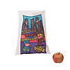 12" x 15" Color Your Own Superhero Drawstring Bags - 12 Pc. Image 1