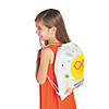 12" x 15" Medium Bright Future Smiling Sun Drawstring Bags - 12 Pc. Image 1