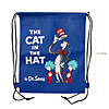 12" x 15" Medium Dr. Seuss&#8482; Book Covers Nonwoven Drawstring Bags - 12 Pc. Image 1