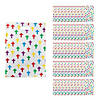 12" x 17" Bulk 50 Pc. Colorful Cross Plastic Goody Bags with Handle - 50 Pc. Image 1