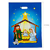 12" x 17" Bulk 50 Pc. Large Nativity Plastic Goody Bags Image 1
