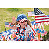 12" x 18" Large Poly-Cotton American Flags on Wood Stick - 12 Pc. Image 3