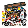 12" x 7 1/4" x 6" Bulk 101 Pc. Pirate Treasure Chest Toy Assortment Image 1
