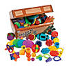 12" x 7" Bulk 100 Pc. Everyday Toys Treasure Chest Assortment Image 1