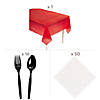 123 Pc. Softball Party Tableware Kit for 8 Guests Image 2