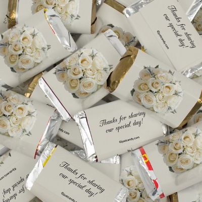 123 Pcs Floral Wedding Candy Party Favors Hershey's Miniatures Chocolate Image 1