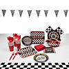 125 Pc. Race Car Party Tableware Kit for 8 Guests Image 1
