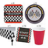 125 Pc. Race Car Party Tableware Kit for 8 Guests Image 1