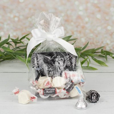 12ct Black Candy Goodie Bag Party Favors by Just Candy (12 Pack) Image 1