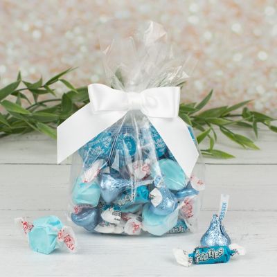 12ct Light Blue Candy Goodie Bag Party Favors by Just Candy (12 Pack) Image 1