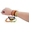 13" Bulk 72 Pc. Adjustable Nylon Friendship Rope Bracelets Image 1