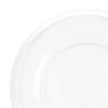 13" Clear Round Disposable Plastic Charger Plates (60 Plates) Image 1