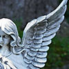 13" Kneeling Praying Angel Outdoor Garden Statue Image 2
