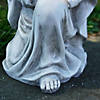 13" Kneeling Praying Angel Outdoor Garden Statue Image 3