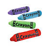 13" Stuffed Crayon Assortment - 12 Pc. Image 1