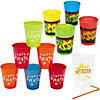 136 Pc. Let&#8217;s Fiesta Drinkware Kit for 36 Guests Image 1