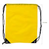 14 1/2" x 18" Large Yellow Drawstring Bags Image 1