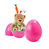 14" Fillable Pink Plastic Easter Eggs - 6 Pc. Image 2