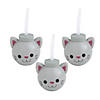14 oz. Cat Reusable BPA-Free Plastic Cups with Lids & Straws &#8211; 8 Ct. Image 1