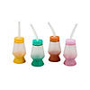 14 oz. Groovy Lava Lamp Reusable BPA-Free Plastic Cups with Lids & Straws - 6 Ct. Image 1