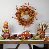 14" Red Truck with Pumpkins Fall Harvest Sign Decoration Image 2
