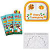 144 Pc. Religious Color Your Own Thanksgiving Place Settings Kit for 48 Image 1