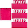 15" x 17" Bulk 48 Pc. Large Pink Nonwoven Tote Bags Image 1
