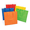 15" x 17" Bulk 50 Pc. Large Solid Color Nonwoven Tote Bag Assortment Image 3