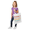 15" x 17" Large Christ Beside Me Nonwoven Tote Bags - 12 Pc. Image 2