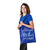 15" x 17" Large Never Underestimate a Mother Fueled by Prayer Nonwoven Tote Bags - 12 Pc. Image 2