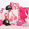 15" x 17" Large Nonwoven Pink Ribbon Tote Bags - 12 Pc. Image 3
