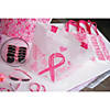 15" x 17" Large Nonwoven Pink Ribbon Tote Bags - 12 Pc. Image 5