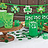16 oz. Bulk 50 Ct. Happy St. Patrick&#8217;s Day Green Shamrock Disposable Plastic Cups Image 2
