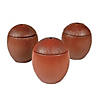 16 oz. Coconut Reusable BPA-Free Plastic Cups with Lids - 12 Ct. Image 1