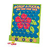 16" x 20" Tropical Luau Multicolor Wood Tabletop Disc Drop Game - 8 Pc. Image 1