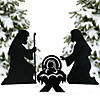 17" - 25 1/2" Silhouette Nativity Outdoor Yard Sign Set - 3 Pc. Image 1