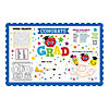 17" x 11" Elementary Graduation Disposable Paper Activity Placemats - 12 Pc. Image 1