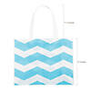 17" x 13" Large Shopper Laminated Nonwoven Tote Bags - 12 Pc. Image 1