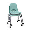 18" Mobile Chair with Casters, 2-Pack - Seafoam Image 2
