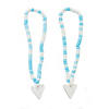 18" Shark Attack Blue & Gray Hard Candy Necklaces - 12 Pc. Image 1