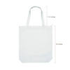 18" x 20" Large DIY White Canvas Zipper Tote Bags - 3 Pc. Image 1