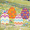 18" x 24 1/2" Jumbo Easter Egg Yard Signs - 4 Pc. Image 2