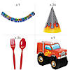 181 Pc. Monster Truck Tableware Kit for 24 Guests Image 2
