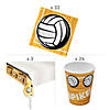 187 Pc. Volleyball Party Tableware Kit for 24 Guests Image 2