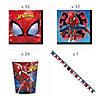 188 Pc. Marvel&#8217;s Spider-Man&#8482; Disposable Tableware Kit for 24 Guests Image 1