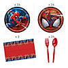188 Pc. Marvel&#8217;s Spider-Man&#8482; Disposable Tableware Kit for 24 Guests Image 2